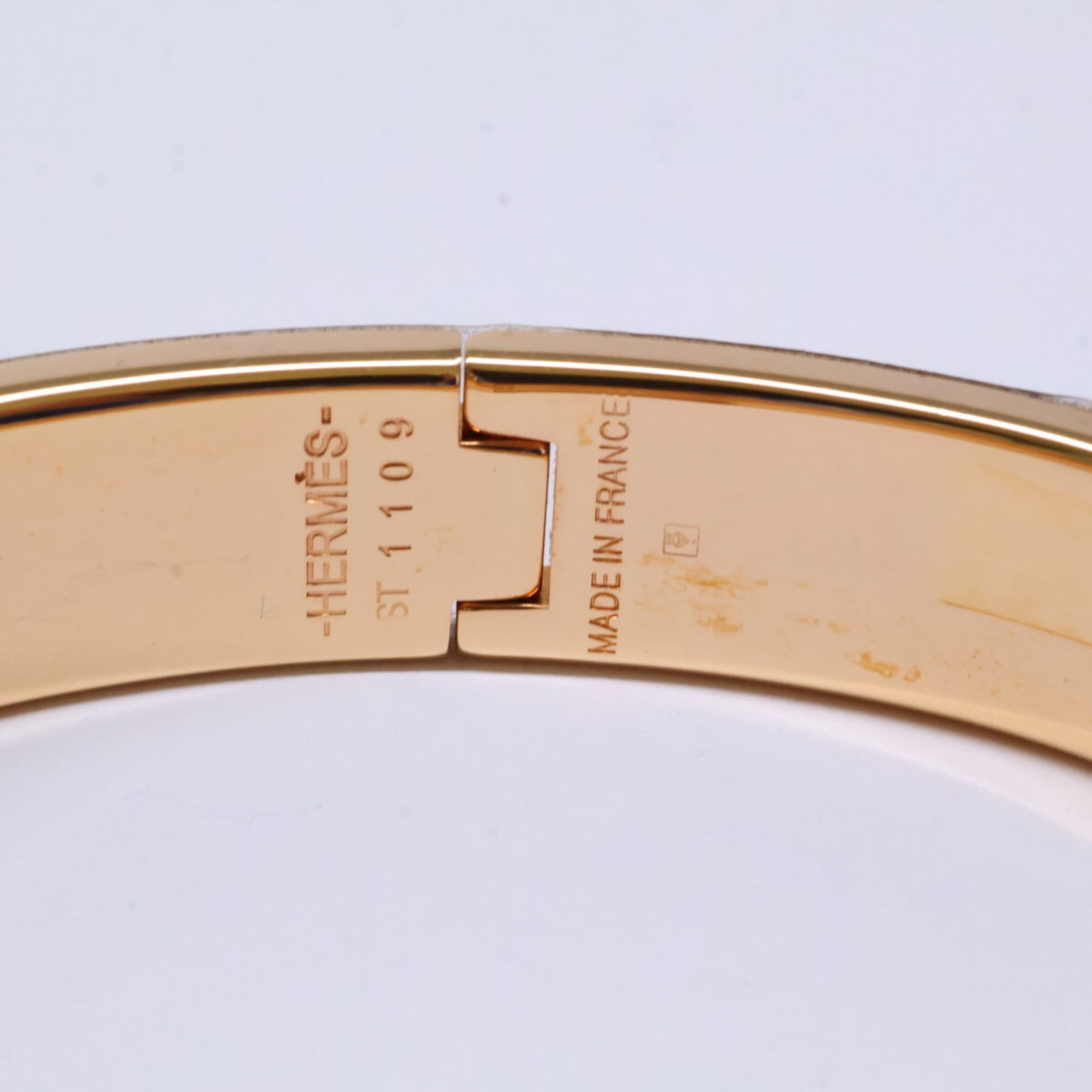 Metal Hermes Bangle - 7