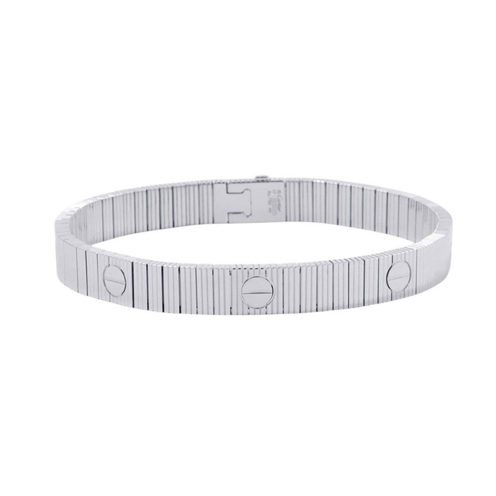(18K) Cartier Charm Bracelet White Gold: (18K) Cartier Charm Bracelet White Gold This listing features (18K) Cartier Charm Bracelet White Gold. Item specifics are provided below. Item Specifics: Brand: Cartier Type: Charm Bracelet Gender: