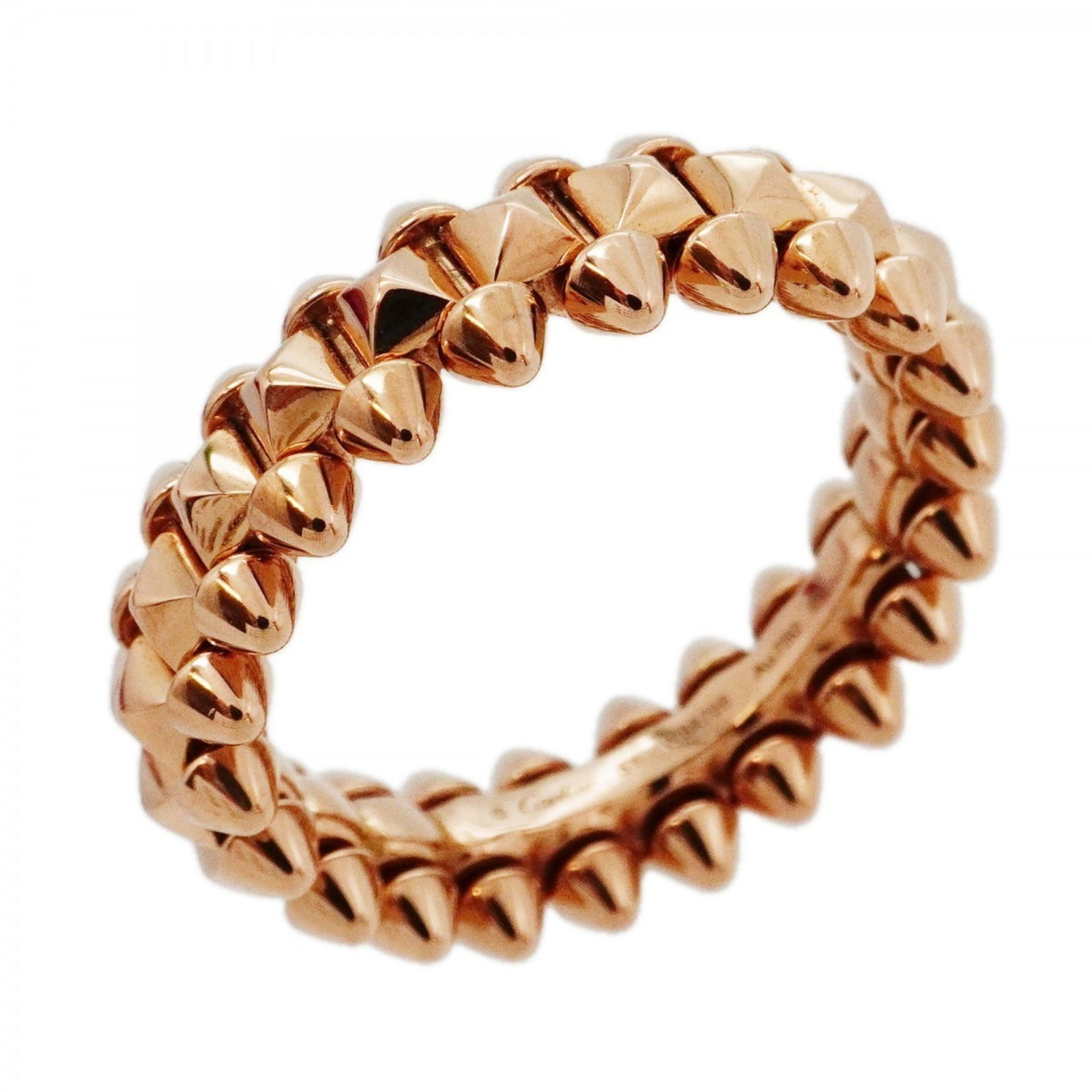 (18K) Cartier Band Ring Pink Gold (1 of 8)
