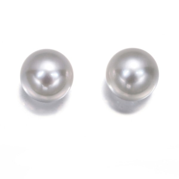 Gold Mikimoto Earrings Akoya Pearl 7.9Mm Solitaire 18K 750 White (1 of 5)