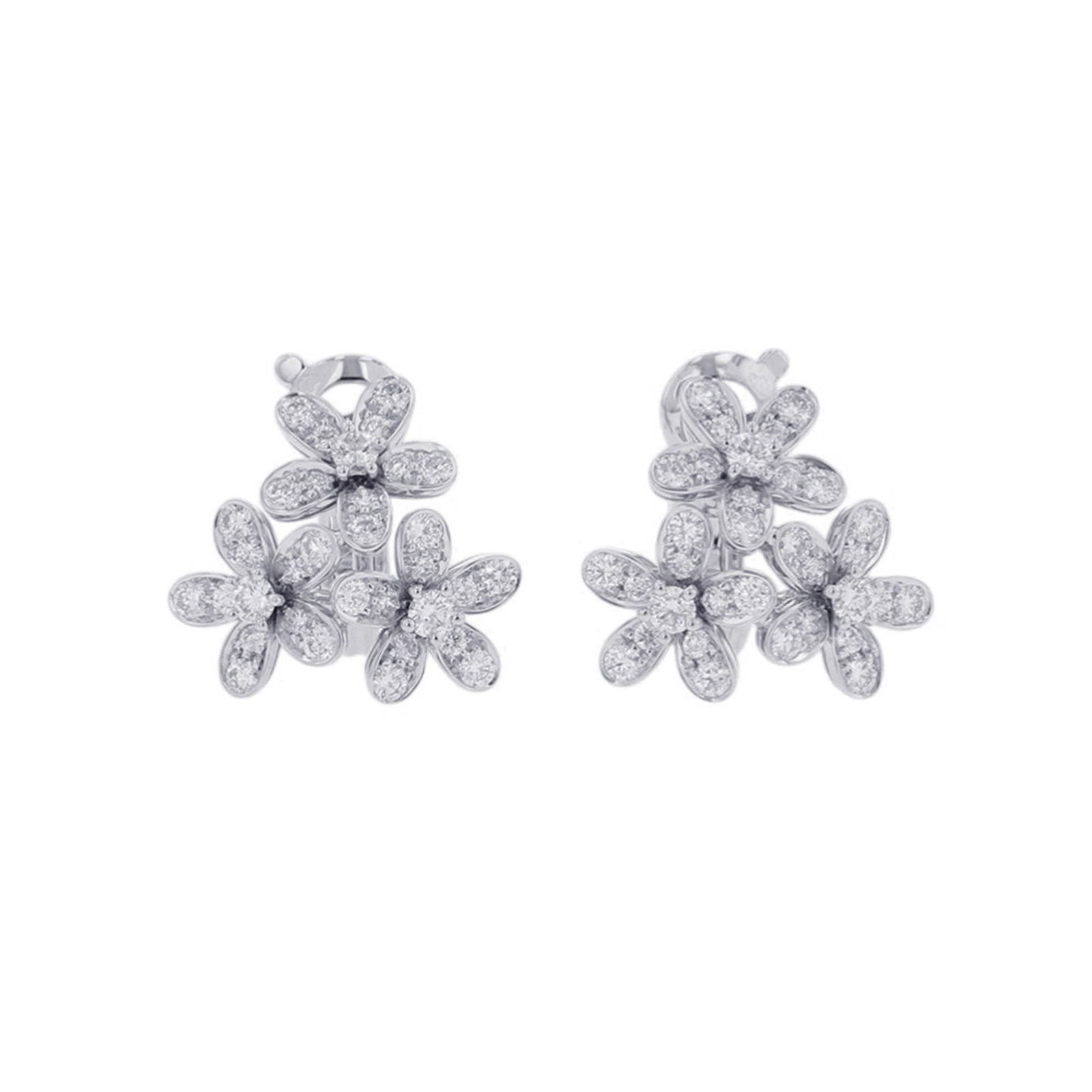 (18K) Van Cleef & Arpels Clip Earrings White Gold: (18K) Van Cleef & Arpels Clip Earrings White Gold This listing features (18K) Van Cleef & Arpels Clip Earrings White Gold. Item specifics are provided below. Item Specifics: Brand: Van Cleef & Arpels