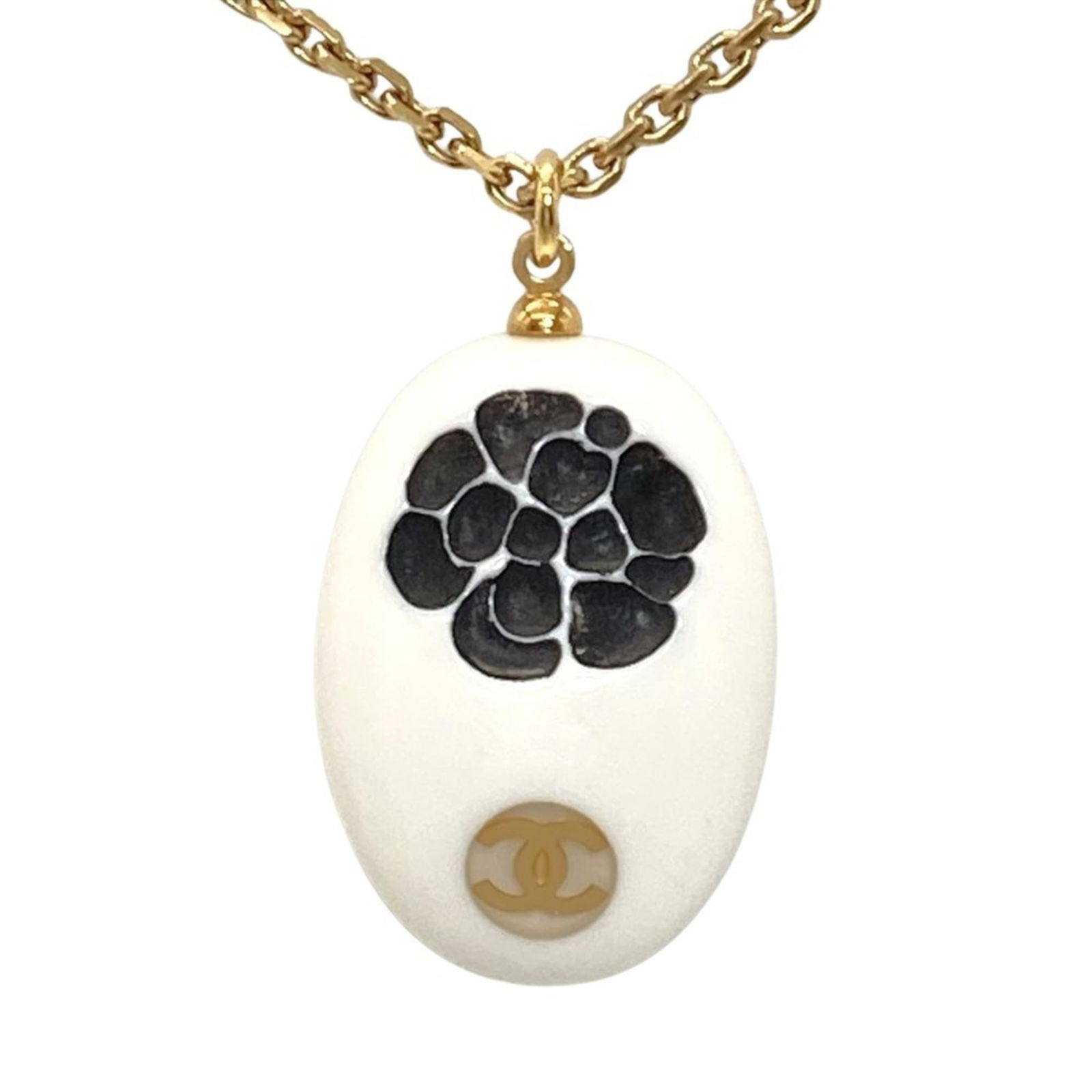 Women's - CHANEL Camellia Coco Mark Necklace - Metal - 02P - Gold: Women's - CHANEL Camellia Coco Mark Necklace - Metal - 02P - Gold This listing features Women's - CHANEL Camellia Coco Mark Necklace - Metal - 02P - Gold. Item specifics are provided below. Item