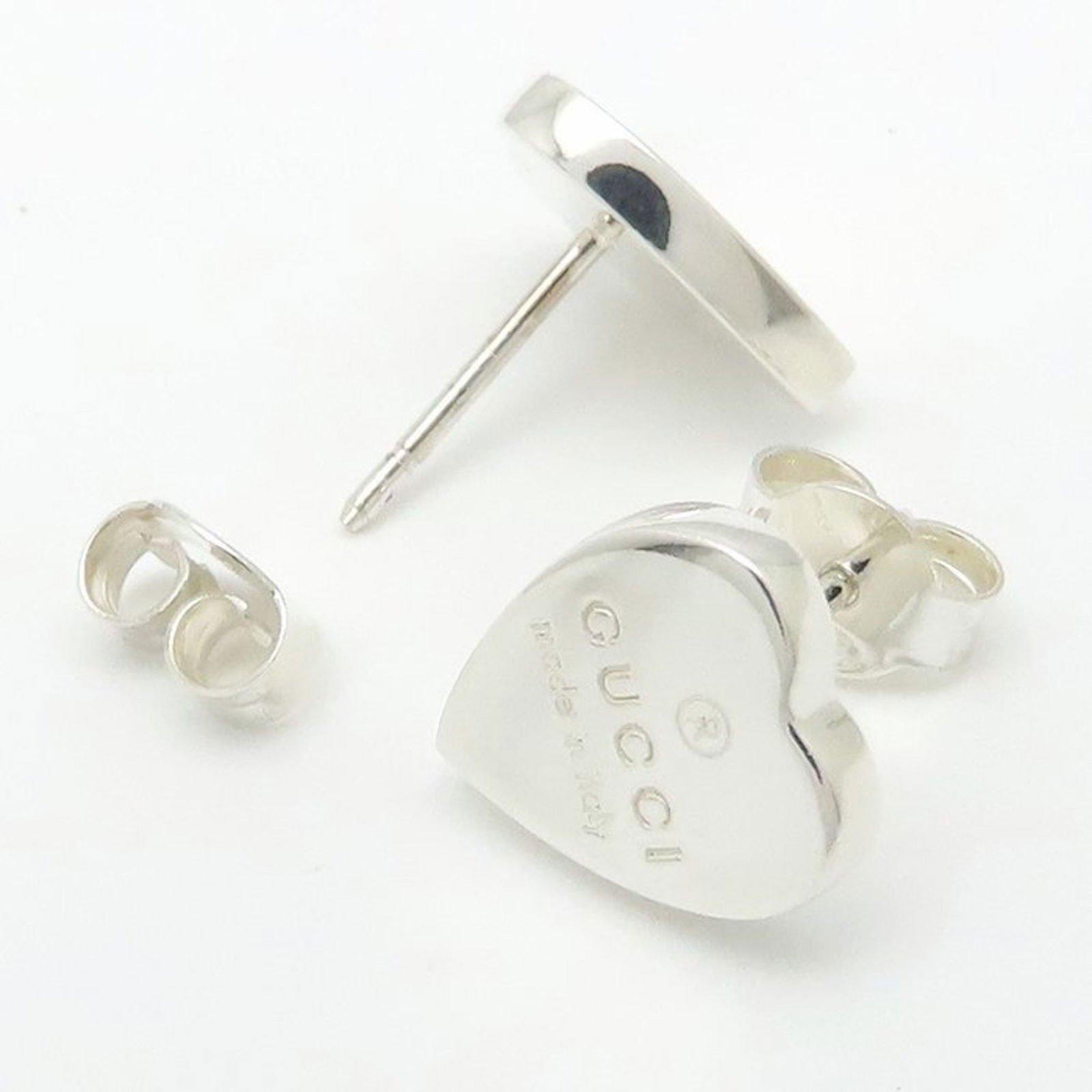 925 Gucci Stud Earrings Silver - 4