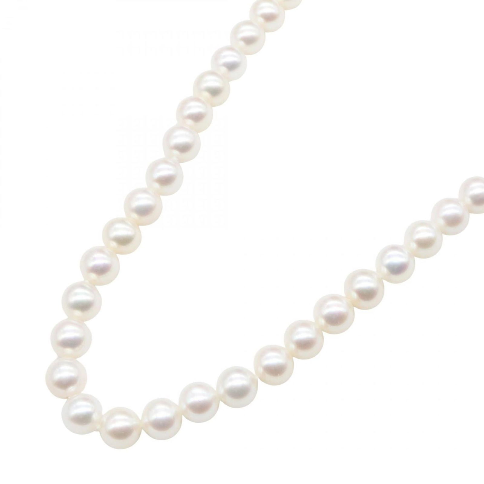 Silver and White - Tiffany & Co. Ziegfeld Collection Pearl Necklace - 925 Sterling Silver - Women's (1 of 5)