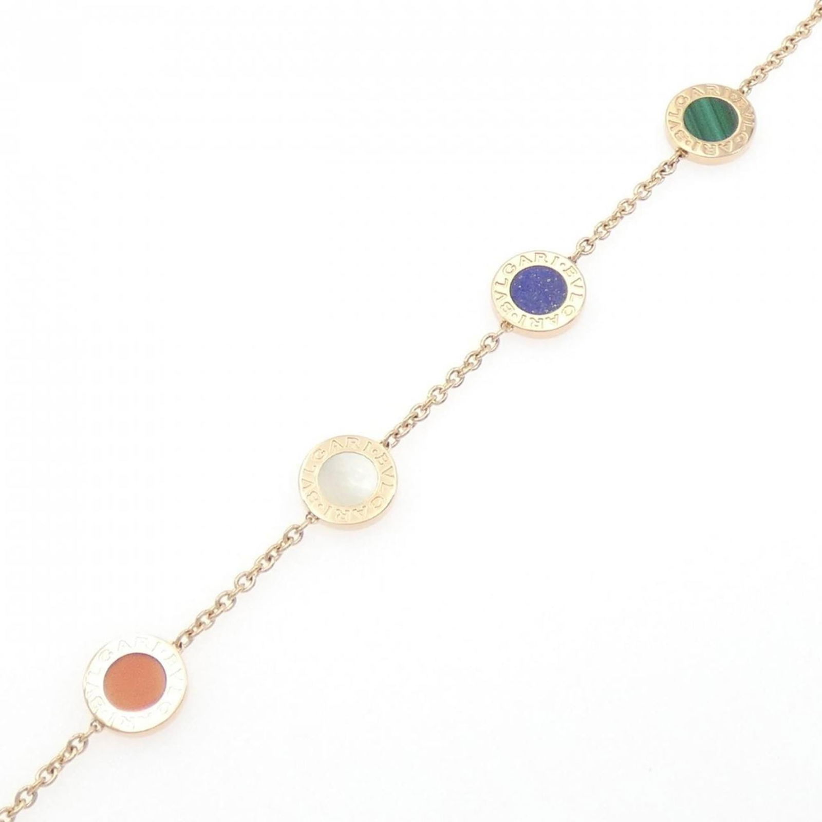 (18K) Bvlgari Charm Bracelet Pink Gold: (18K) Bvlgari Charm Bracelet Pink Gold This listing features (18K) Bvlgari Charm Bracelet Pink Gold. Item specifics are provided below. Item Specifics: Brand: Bvlgari Type: Charm Bracelet Gender: Wome