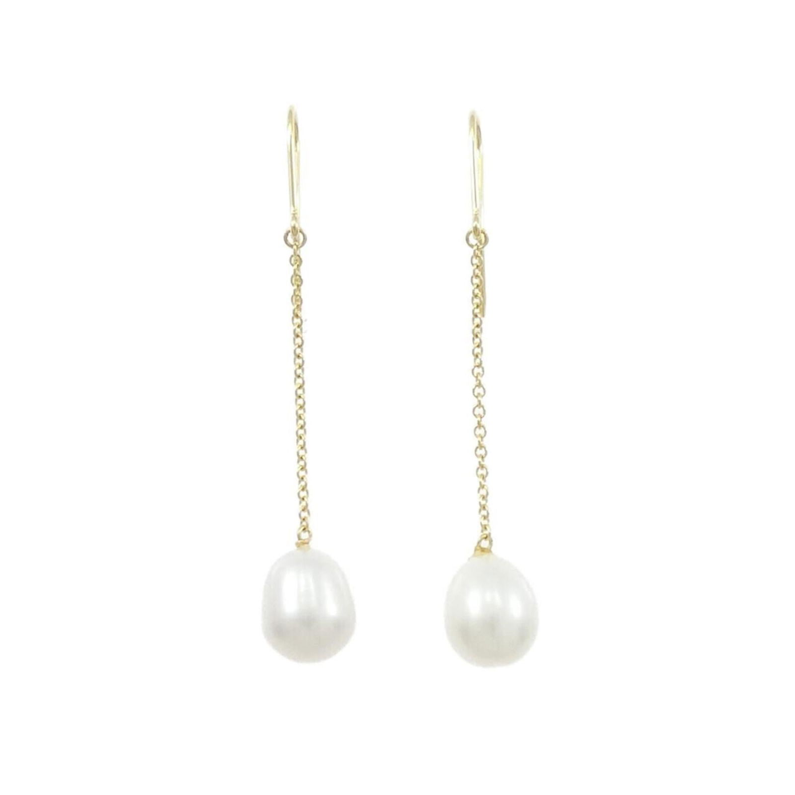 (18K) Tiffany Drop Earrings Yellow Gold (1 of 4)