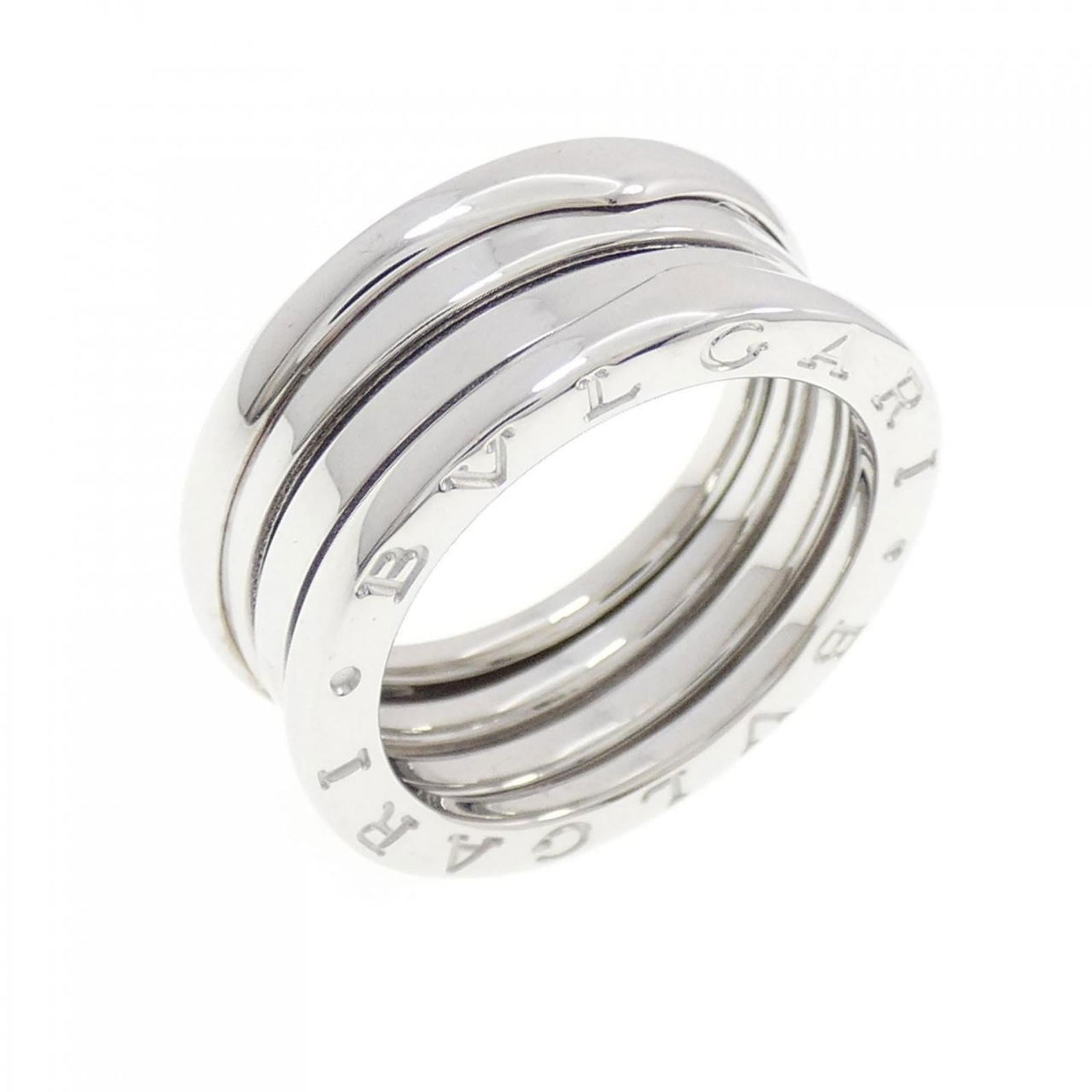 (18K) Bvlgari Band Ring White Gold: (18K) Bvlgari Band Ring White Gold This listing features (18K) Bvlgari Band Ring White Gold. Item specifics are provided below. Item Specifics: Brand: Bvlgari Type: Band Ring Gender: Women Material: W