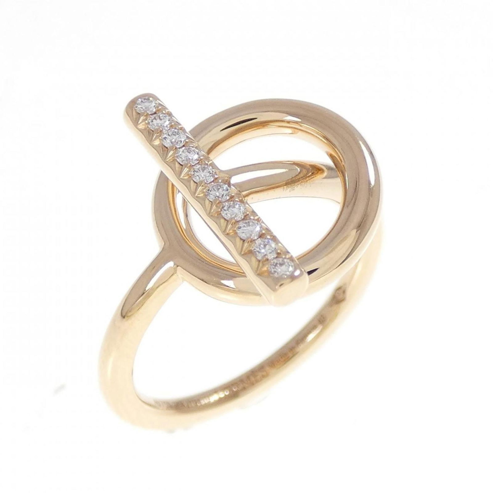 (18K) Hermes Band Ring Pink Gold: (18K) Hermes Band Ring Pink Gold This listing features (18K) Hermes Band Ring Pink Gold. Item specifics are provided below. Item Specifics: Brand: Hermes Type: Band Ring Gender: Women Material: Pink G