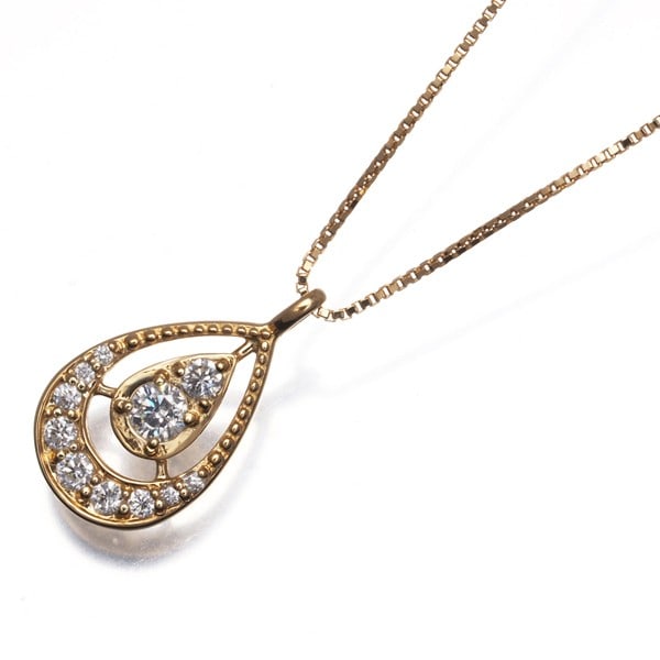 Gold Diamond 0.12Ct Teardrop Necklace 18K 750 Yellow: Gold Diamond 0.12Ct Teardrop Necklace 18K 750 Yellow This listing features Gold Diamond 0.12Ct Teardrop Necklace 18K 750 Yellow. Item specifics are provided below. Item Specifics: Country Of Origin: