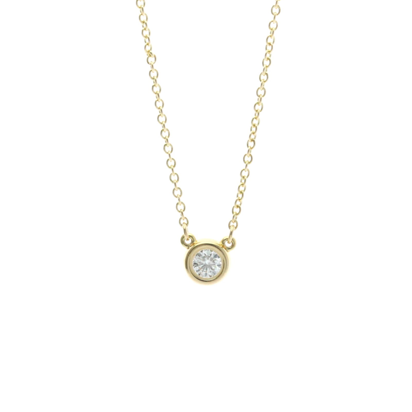 Women Fashion Pendant Necklace (Pink Gold) - Tiffany Diamonds By The Yard Pink Gold (18K) Diamond (1 of 16)