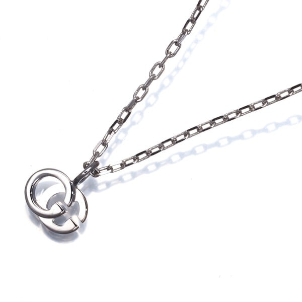 Gold Gucci Necklace Gg Running 18K 750 White: Gold Gucci Necklace Gg Running 18K 750 White This listing features Gold Gucci Necklace Gg Running 18K 750 White. Item specifics are provided below. Item Specifics: Brand: GUCCI Metal: White Gold Metal