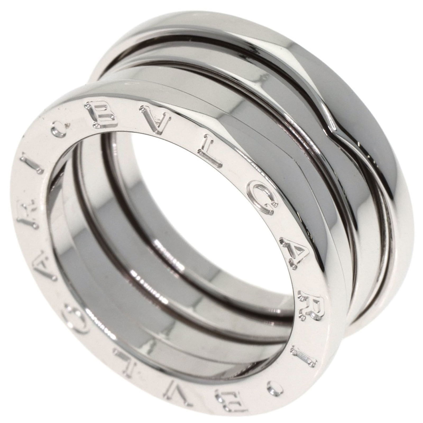 (18K) Bvlgari Band Ring White Gold: (18K) Bvlgari Band Ring White Gold This listing features (18K) Bvlgari Band Ring White Gold. Item specifics are provided below. Item Specifics: Brand: Bvlgari Type: Band Ring Gender: Women Material: