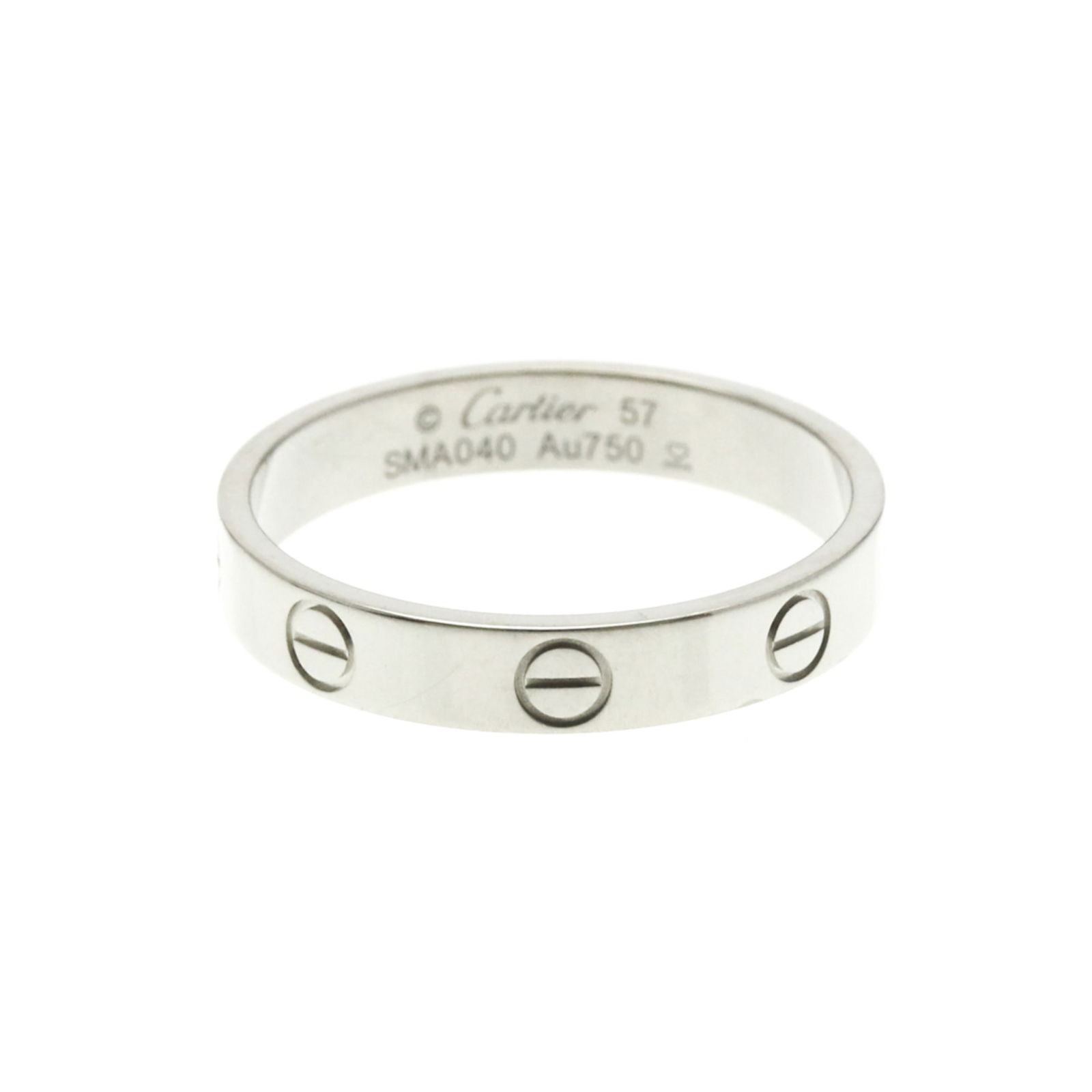 (18K) Cartier Band Ring White Gold: (18K) Cartier Band Ring White Gold This listing features (18K) Cartier Band Ring White Gold. Item specifics are provided below. Item Specifics: Brand: Cartier Type: Band Ring Style: Fashion Gender: