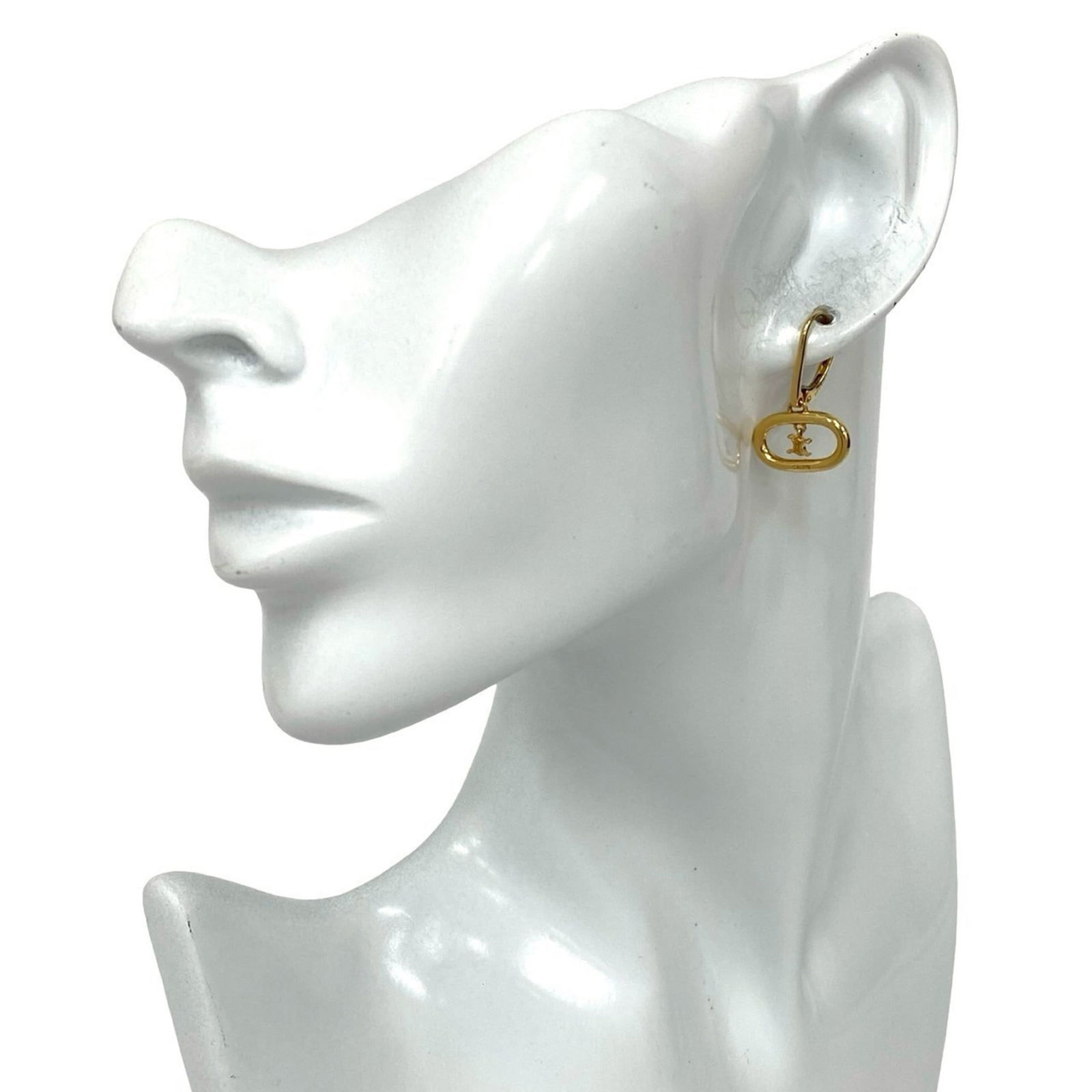 Plating Celine Stud Earrings Gold - 2