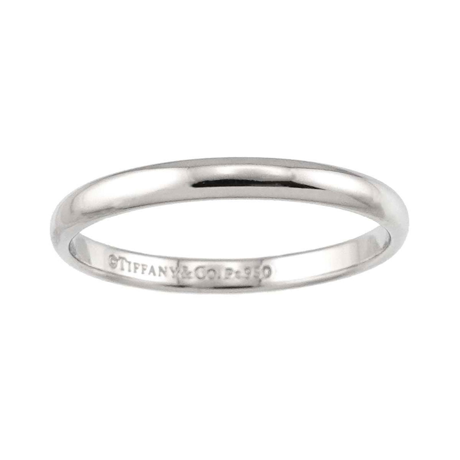 950 Tiffany Band Ring Platinum: 950 Tiffany Band Ring Platinum This listing features 950 Tiffany Band Ring Platinum. Item specifics are provided below. Item Specifics: Brand: Tiffany Type: Band Ring Gender: Women Material: Platinum