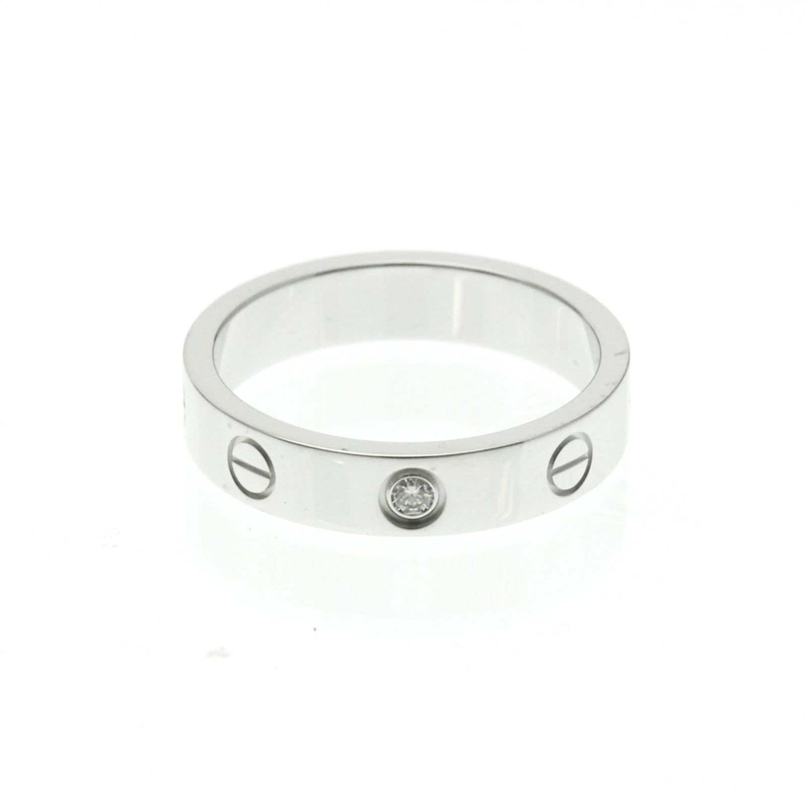 (18K) Cartier Band Ring White Gold (1 of 10)