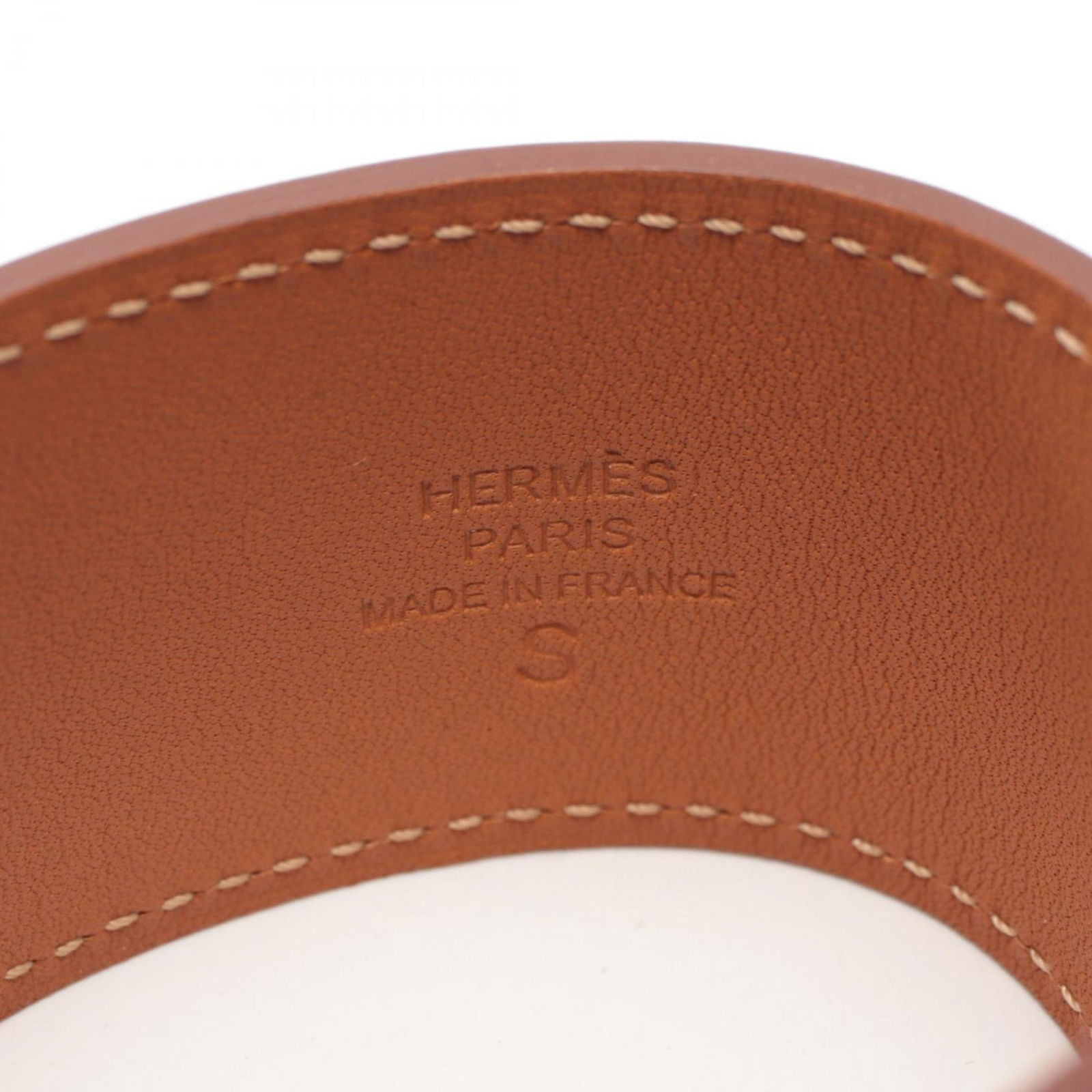 Leather Hermes Bangle - 4
