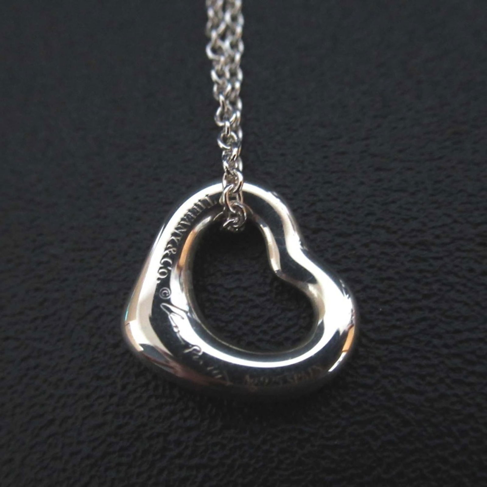 Women's Tiffany & Co. Open Heart Mini Necklace Pendant 925SV Silver: Women's Tiffany & Co. Open Heart Mini Necklace Pendant 925SV Silver This listing features Women's Tiffany & Co. Open Heart Mini Necklace Pendant 925SV Silver. Item specifics are provided below. Item