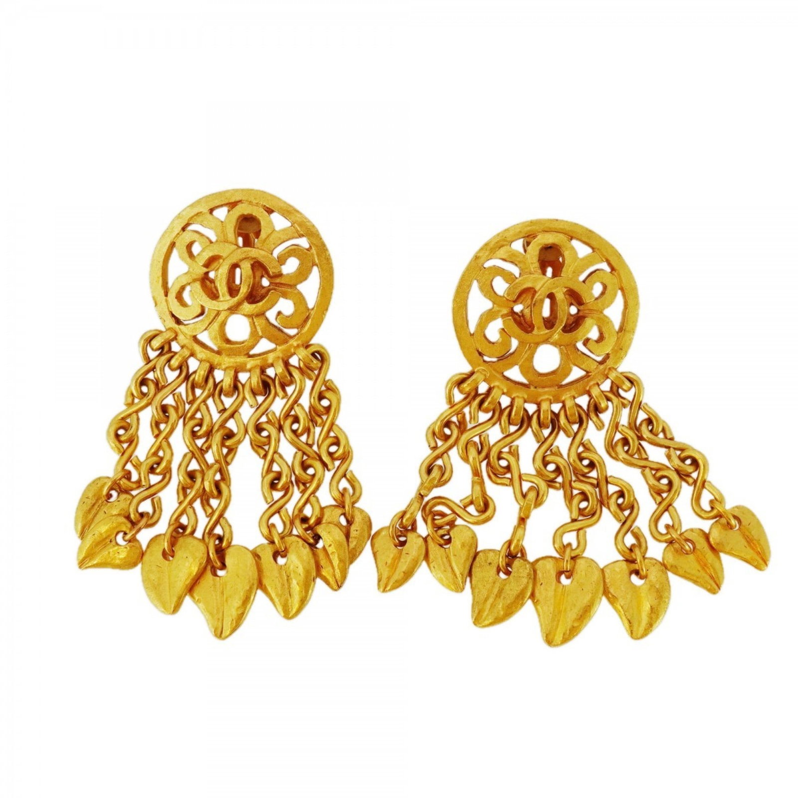 Plating Chanel Clip Earrings Gold (1 of 8)