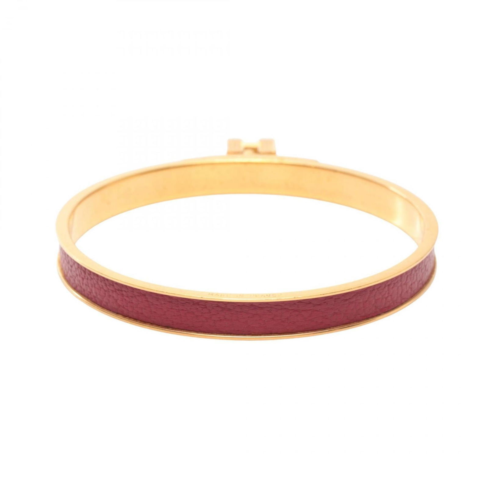 Leather - Hermes Bangle Gold Plating - 2