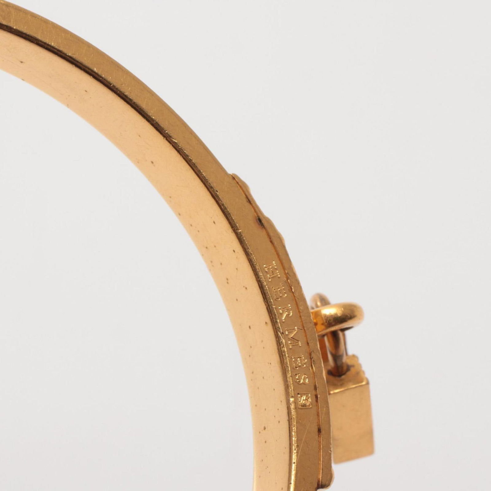Leather - Hermes Bangle Gold Plating - 8