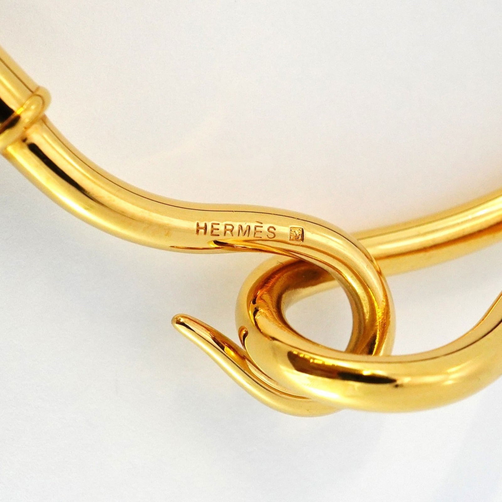 Leather - Hermes Charm Bracelet Gold Plating - 5