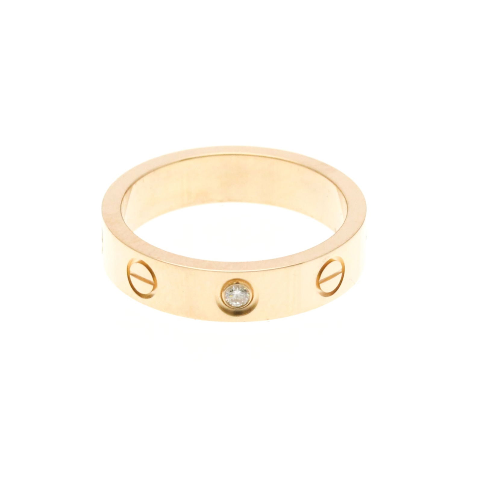 (18K) Cartier Band Ring Pink Gold (1 of 10)