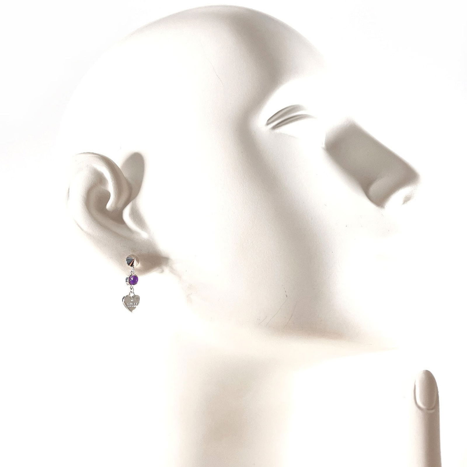 925 Gucci Stud Earrings Silver - 7