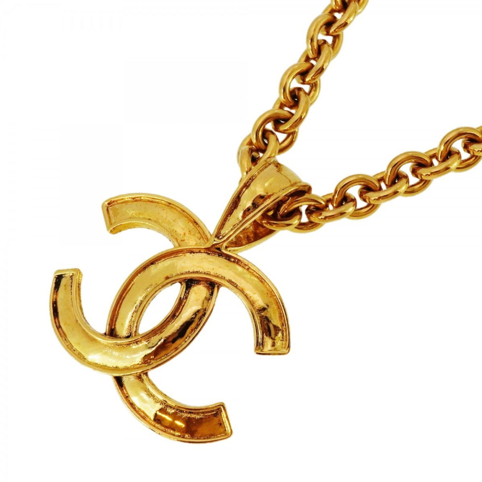 Women's - Chanel Coco Mark Necklace - GP Plated - Gold (1 of 6)