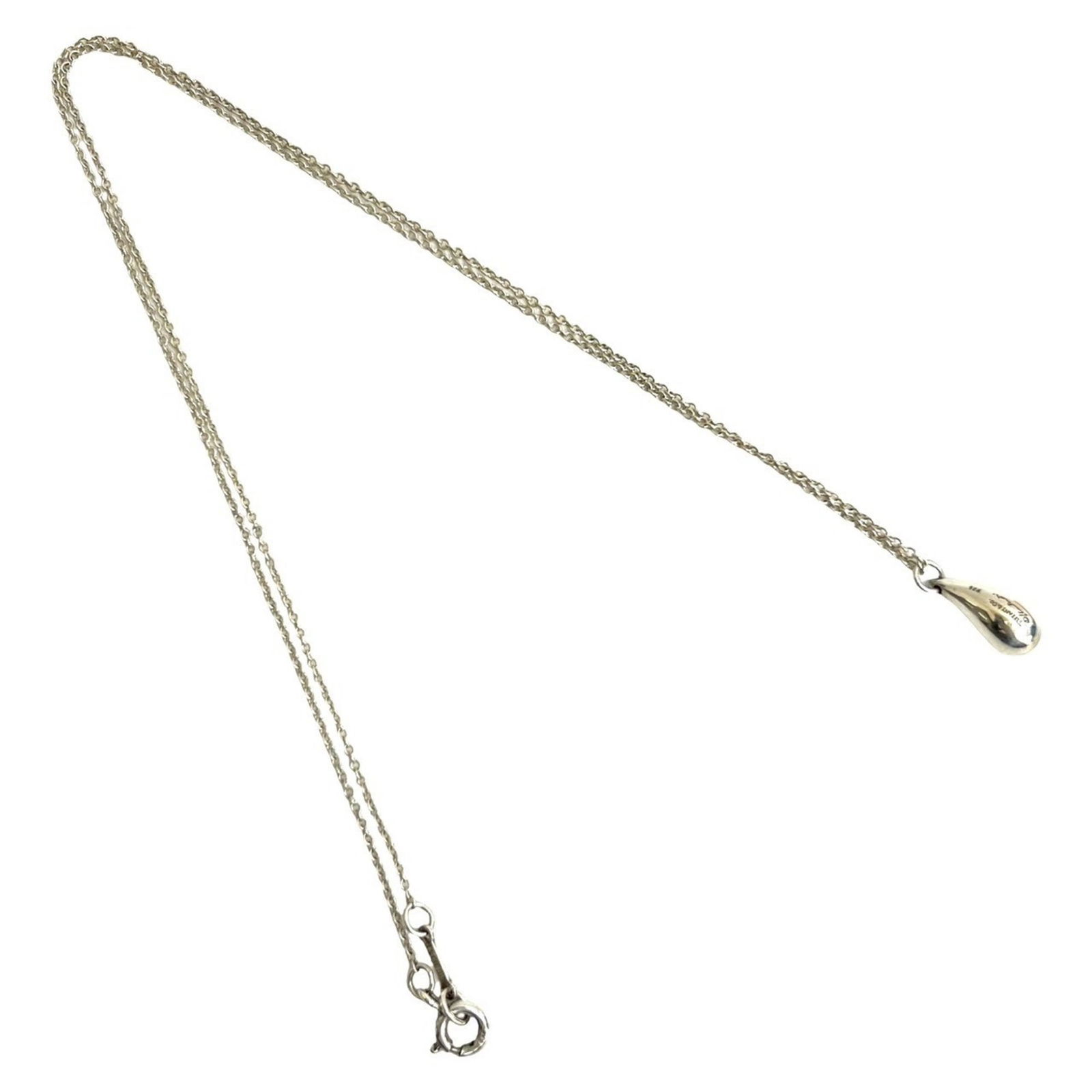 1180a - TIFFANY & Co. Tiffany Teardrop Necklace - 925 Sterling Silver - Pendant - Choker: 1180a - TIFFANY & Co. Tiffany Teardrop Necklace - 925 Sterling Silver - Pendant - Choker This listing features 1180a - TIFFANY & Co. Tiffany Teardrop Necklace - 925 Sterling Silver - Pendant -