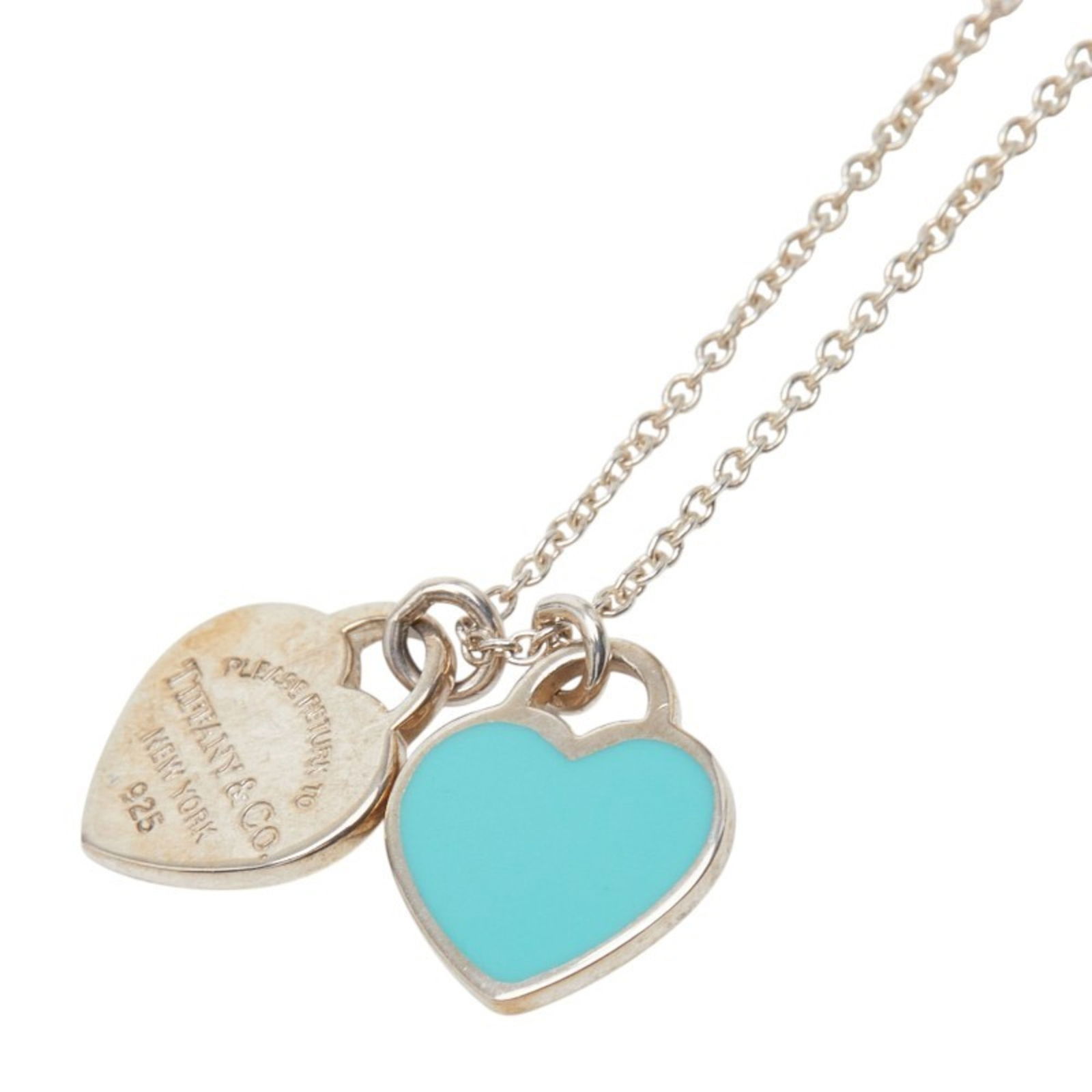 Co. Tiffany Return to Silver Necklace in Blue SV925 for Women. TIFFANY &: Co. Tiffany Return to Silver Necklace in Blue SV925 for Women. TIFFANY & This listing features Co. Tiffany Return to Silver Necklace in Blue SV925 for Women. TIFFANY &. Item specifics are provided