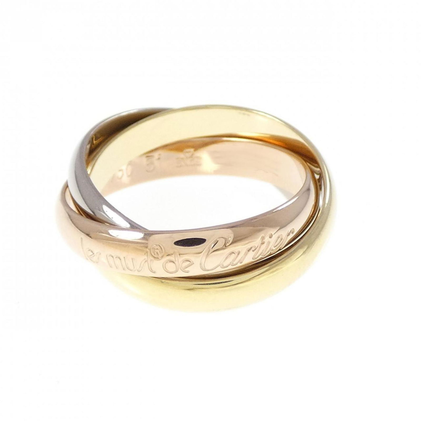 Yellow Gold (18K) - Cartier Band Ring Pink Gold (18K) - White Gold (18K) (1 of 4)