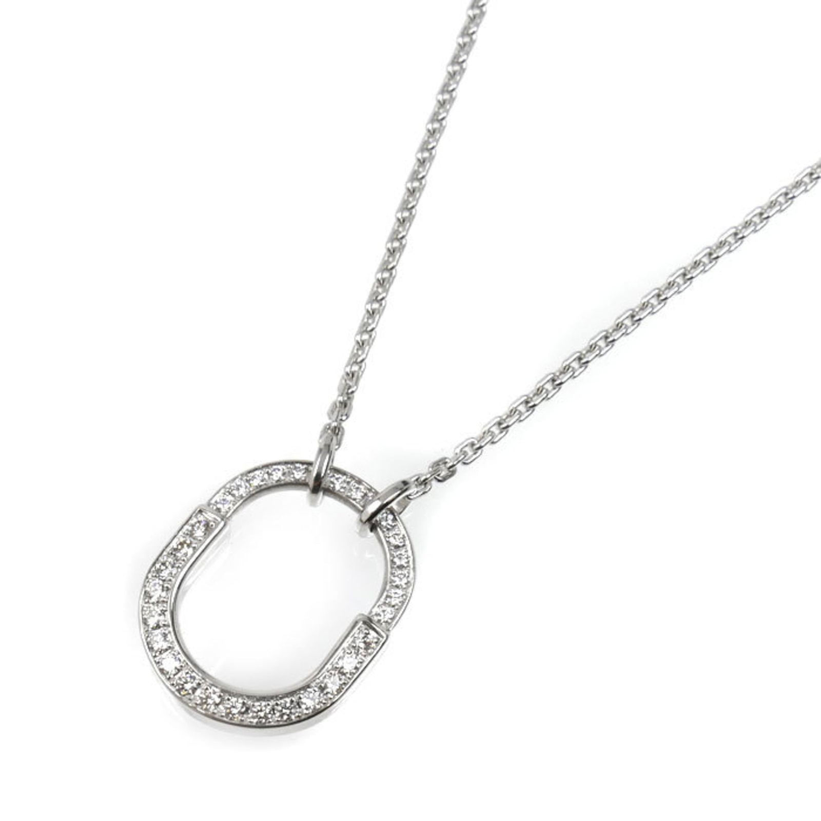 Women's - TIFFANY & Co. Tiffany 18KWG White Gold Rock Small Necklace 74365728 with 0.19ct Diamond -: Women's - TIFFANY & Co. Tiffany 18KWG White Gold Rock Small Necklace 74365728 with 0.19ct Diamond - 8.4g - Size 40 - 45.5cm This listing features Women's - TIFFANY & Co. Tiffany 18KWG White Gold Rock