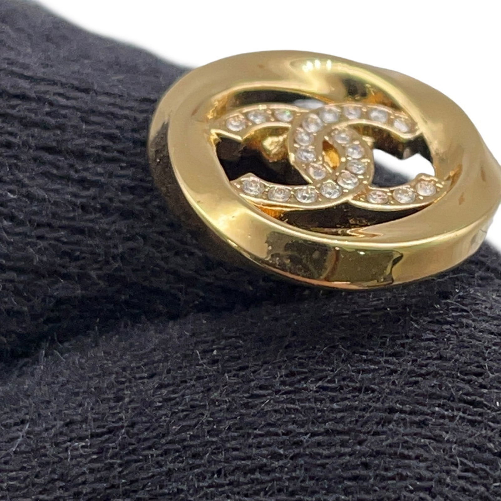 Plating Chanel Stud Earrings Gold - 6