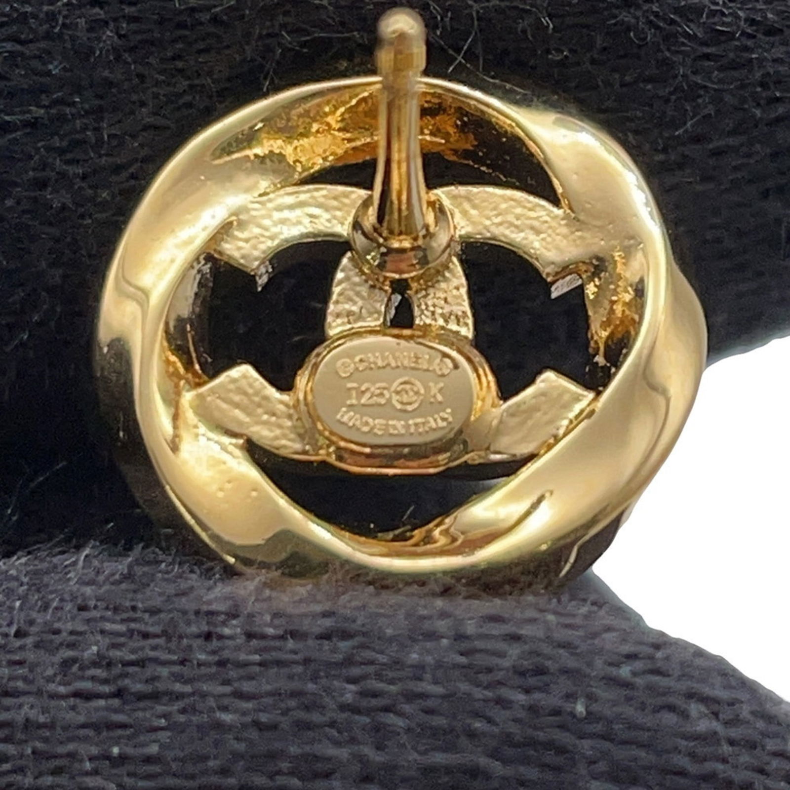 Plating Chanel Stud Earrings Gold - 8