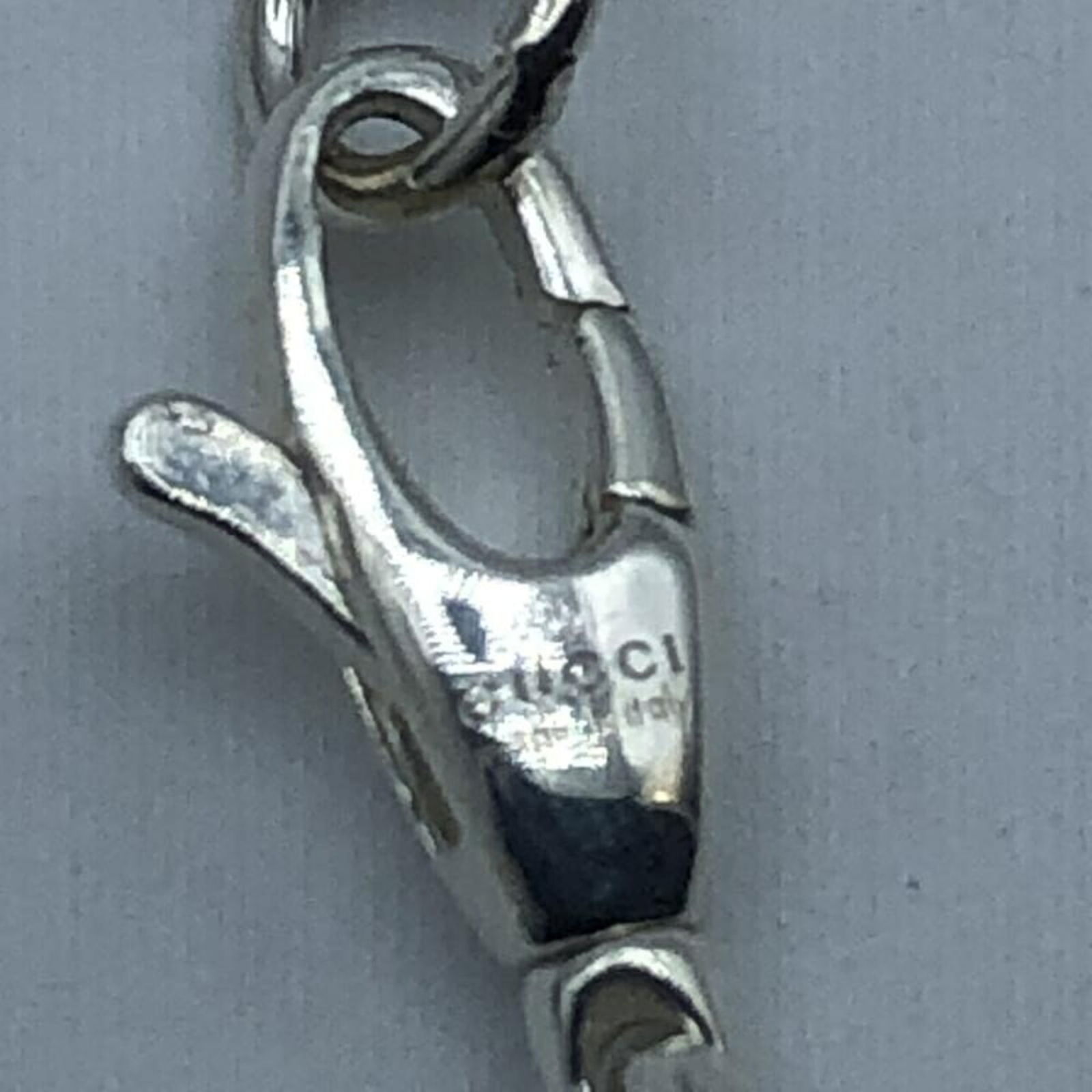 Gucci Interlocking Necklace Silver - 8