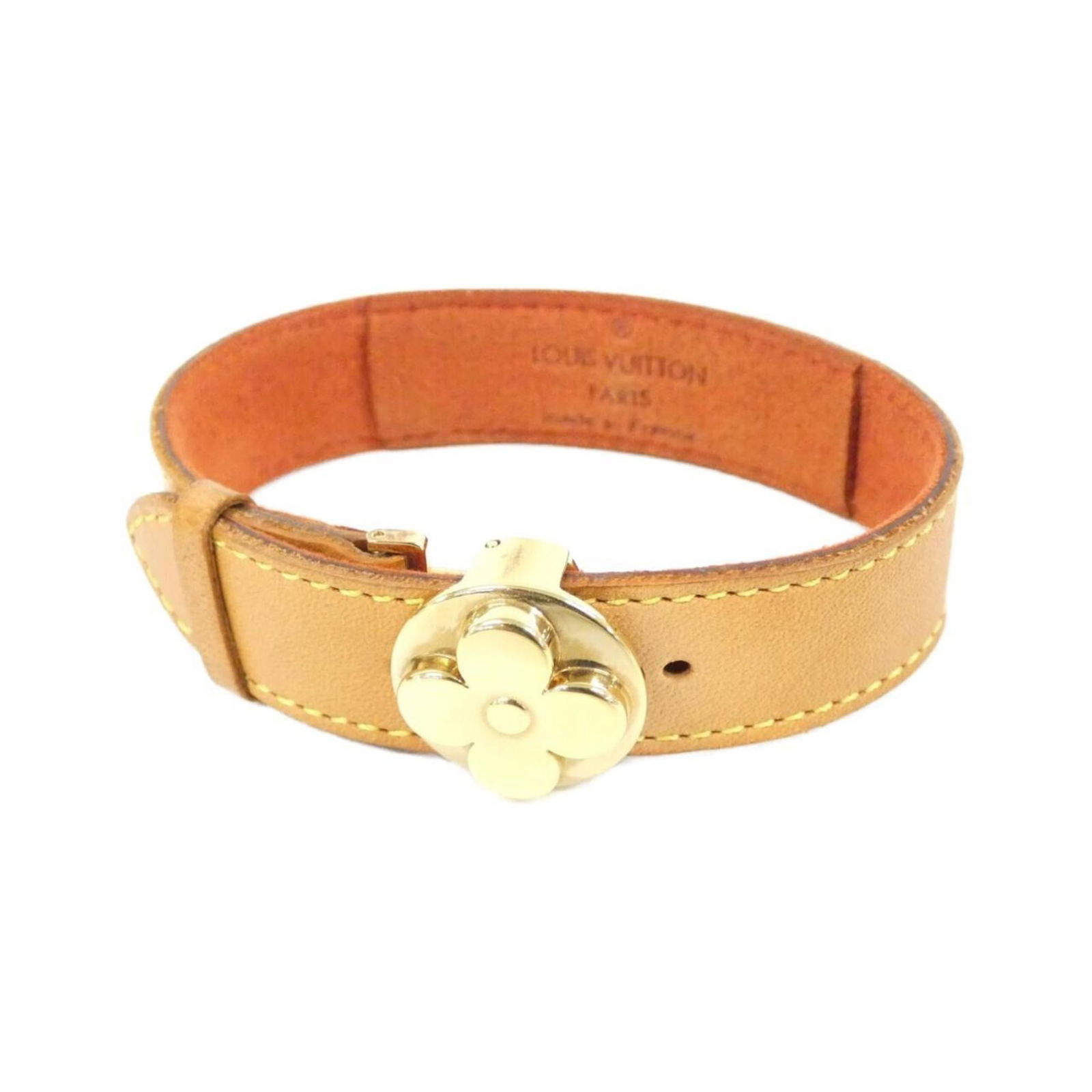 Leather Louis Vuitton Charm Bracelet: Leather Louis Vuitton Charm Bracelet This listing features Leather Louis Vuitton Charm Bracelet. Item specifics are provided below. Item Specifics: Brand: Louis Vuitton Type: Charm Bracelet Gender: Wo