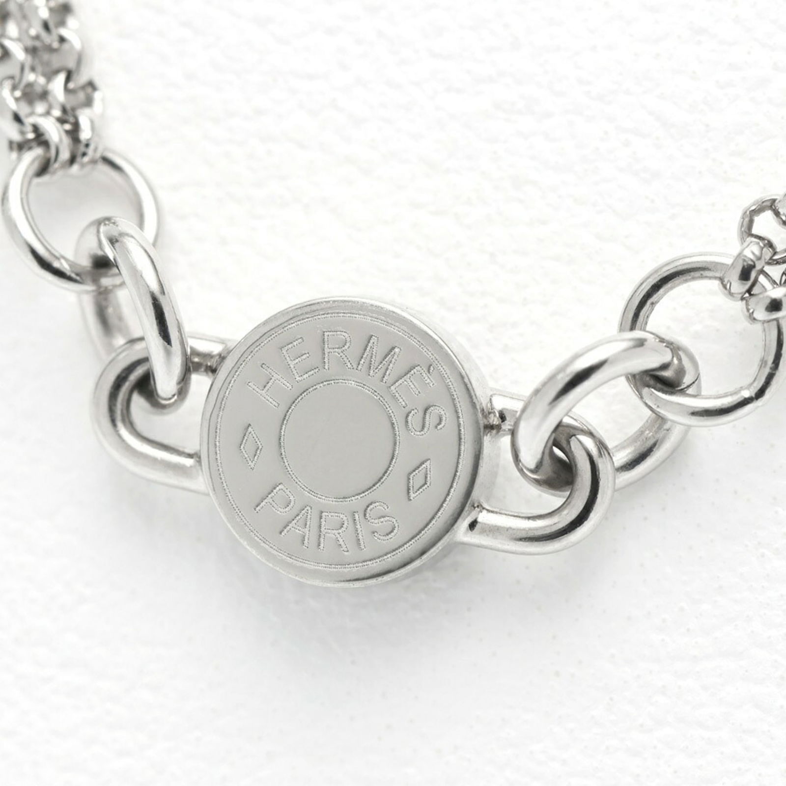 RI-159859 Hermes Charnire PM Serie Necklace Metal Leather 40 cm: RI-159859 Hermes Charnire PM Serie Necklace Metal Leather 40 cm This listing features RI-159859 Hermes Charnire PM Serie Necklace Metal Leather 40 cm. Item specifics are provided below. Item Specifics