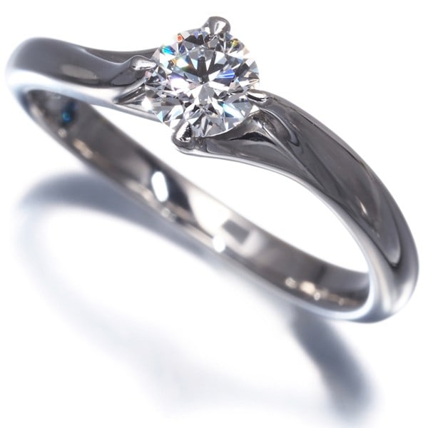 900 I-Primo Ring Diamond 0.313Ct E Vs1 Ex Jupiter Solitaire Us4.75 Pt (1 of 7)