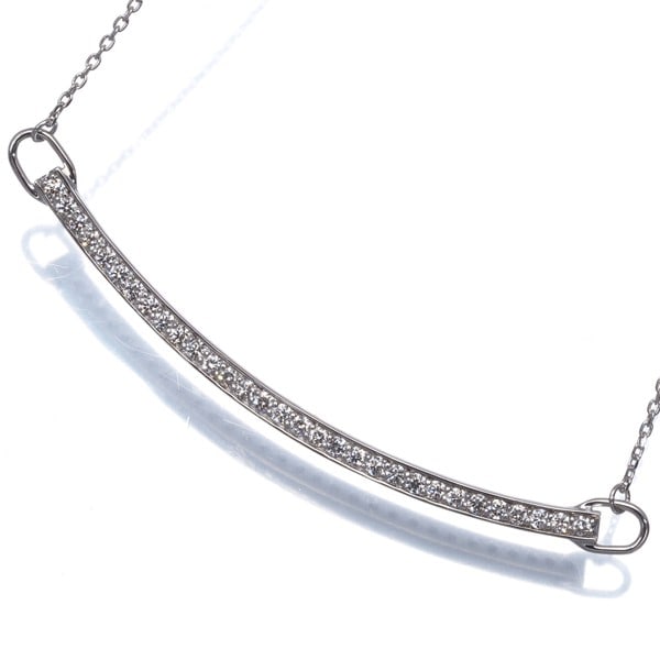 Gold Rose Vif Necklace Diamond 0.35Ct 18K 750 White (1 of 5)