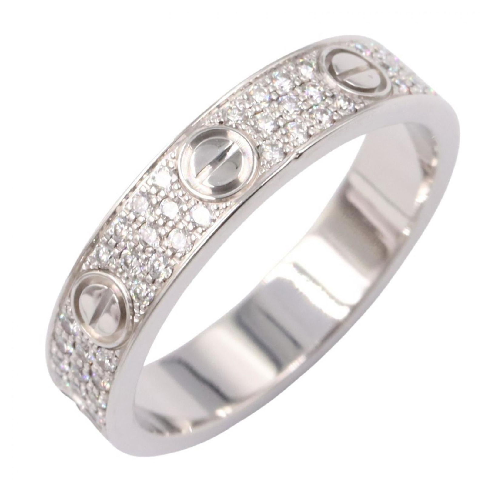 (18K) Cartier Band Ring White Gold: (18K) Cartier Band Ring White Gold This listing features (18K) Cartier Band Ring White Gold. Item specifics are provided below. Item Specifics: Brand: Cartier Type: Band Ring Gender: Women Color: