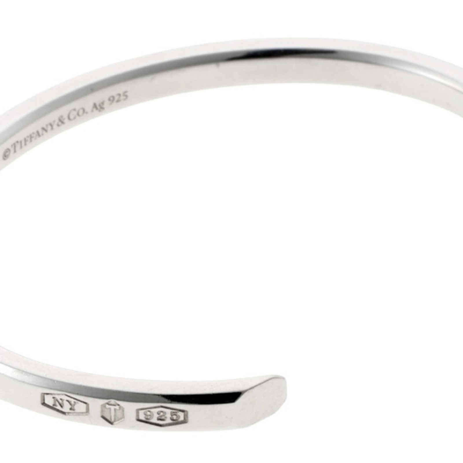 Silver Tiffany Bangle Sterling - 4