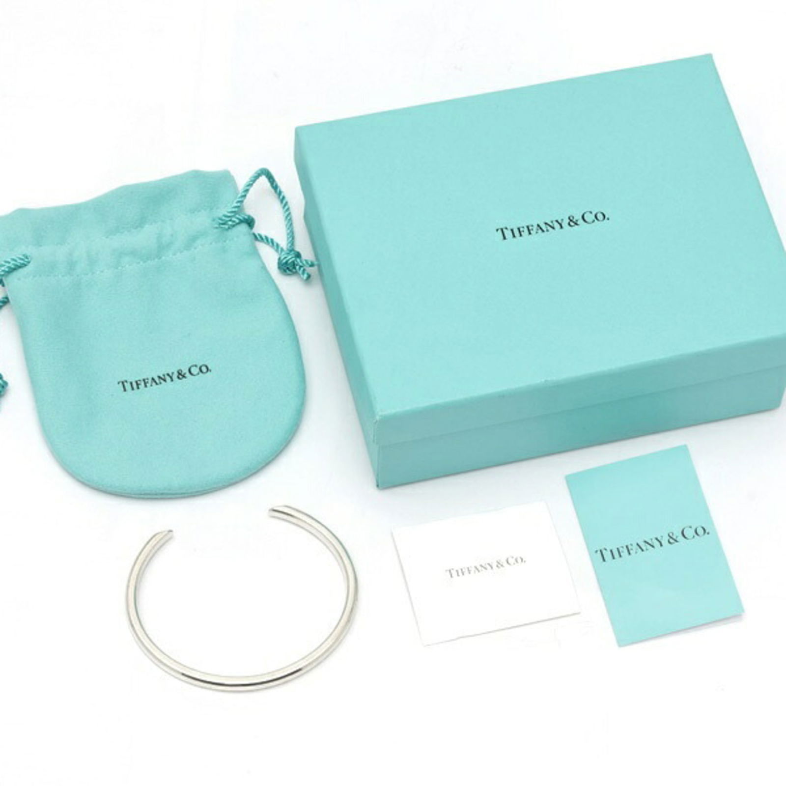 Silver Tiffany Bangle Sterling - 5