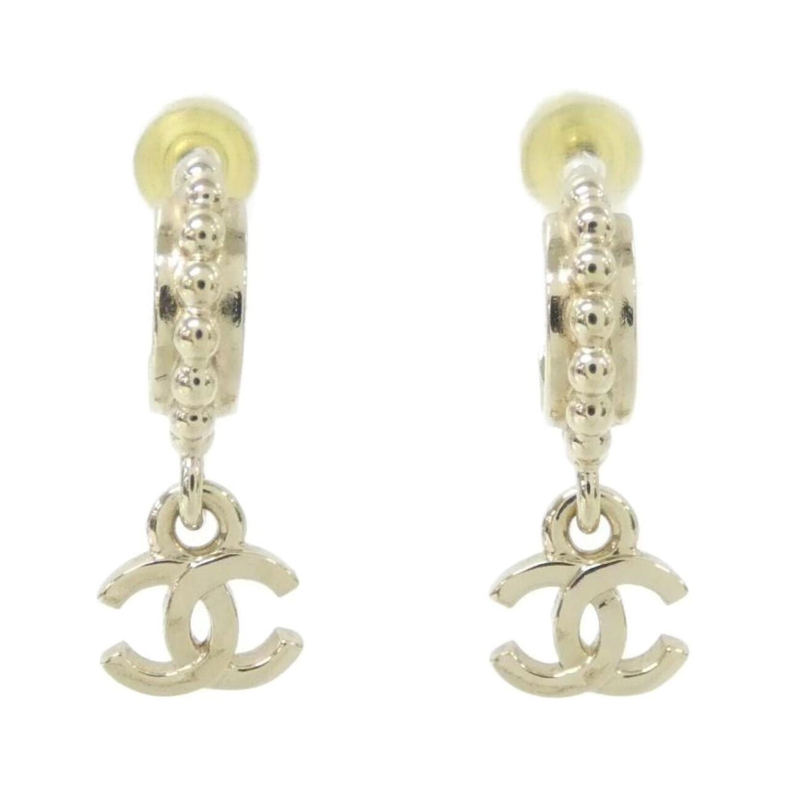 Earrings Chanel Drop: Earrings Chanel Drop This listing features Earrings Chanel Drop. Item specifics are provided below. Item Specifics: Brand: Chanel Type: Drop Earrings Gender: Women Color: Gold Size (Hxwxd): 20.00mm x