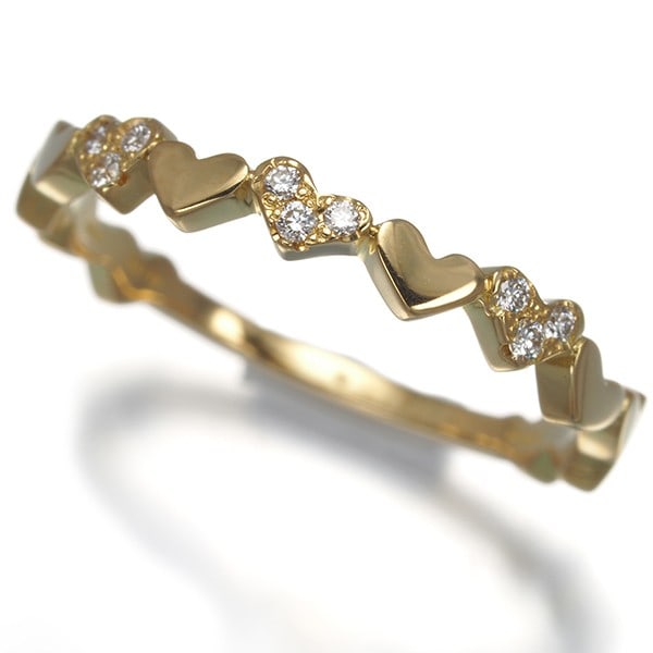 Gold Ahkah Ring Diamond 0.03Ct Anne Heart Pinkey Ring Us3.5 18K 750 Yellow: Gold Ahkah Ring Diamond 0.03Ct Anne Heart Pinkey Ring Us3.5 18K 750 Yellow This listing features Gold Ahkah Ring Diamond 0.03Ct Anne Heart Pinkey Ring Us3.5 18K 750 Yellow. Item specifics are
