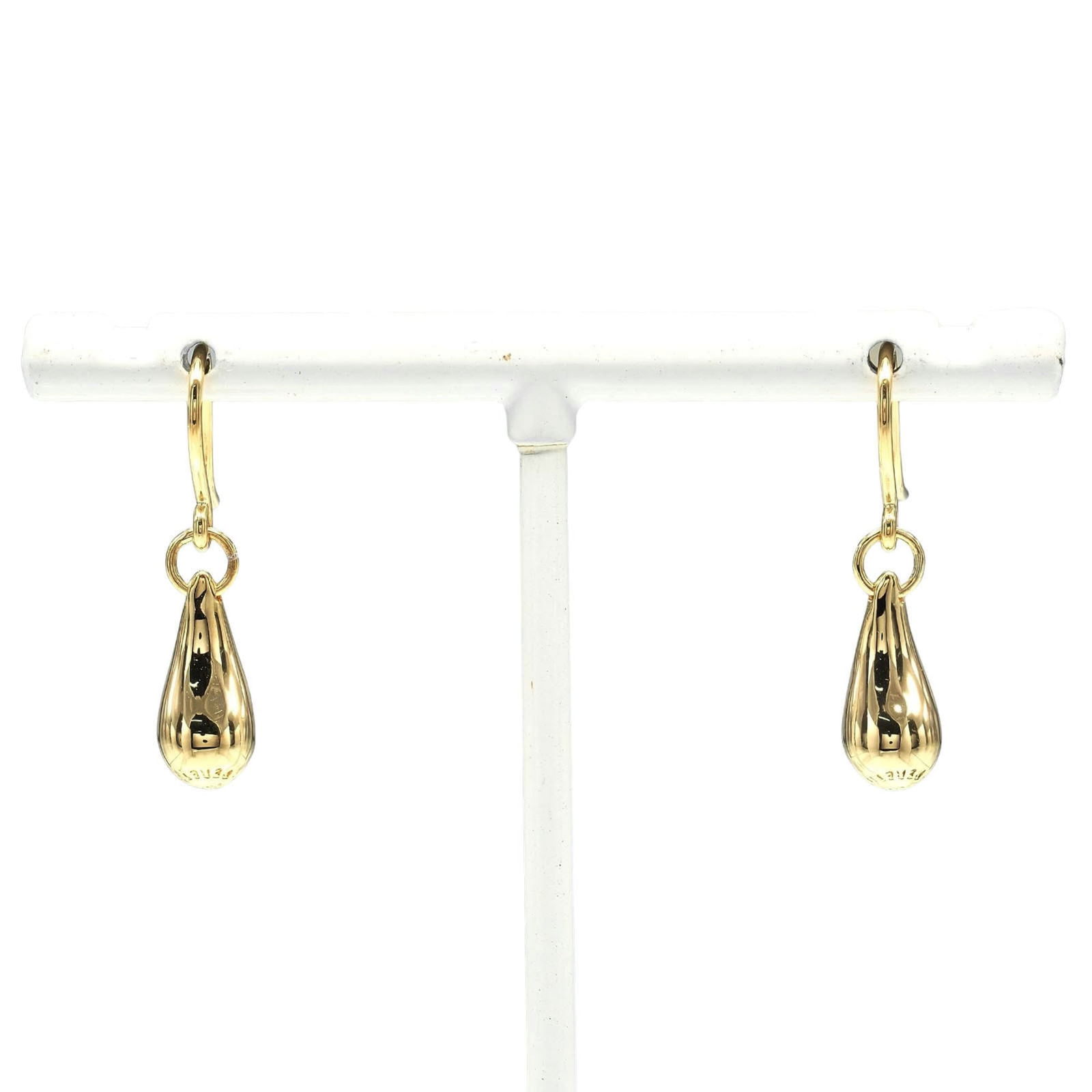 Earrings Tiffany Drop: Earrings Tiffany Drop This listing features Earrings Tiffany Drop. Item specifics are provided below. Item Specifics: Brand: Tiffany Type: Drop Earrings Gender: Women Metal: Gold Metal Purity: 18K Col