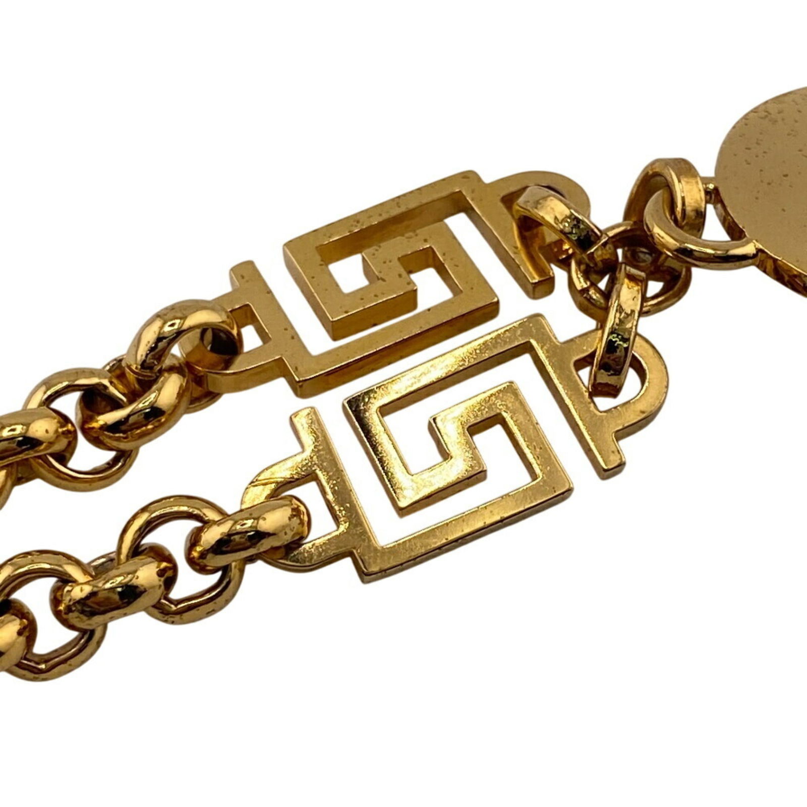 Brass Versace Charm Bracelet - 11