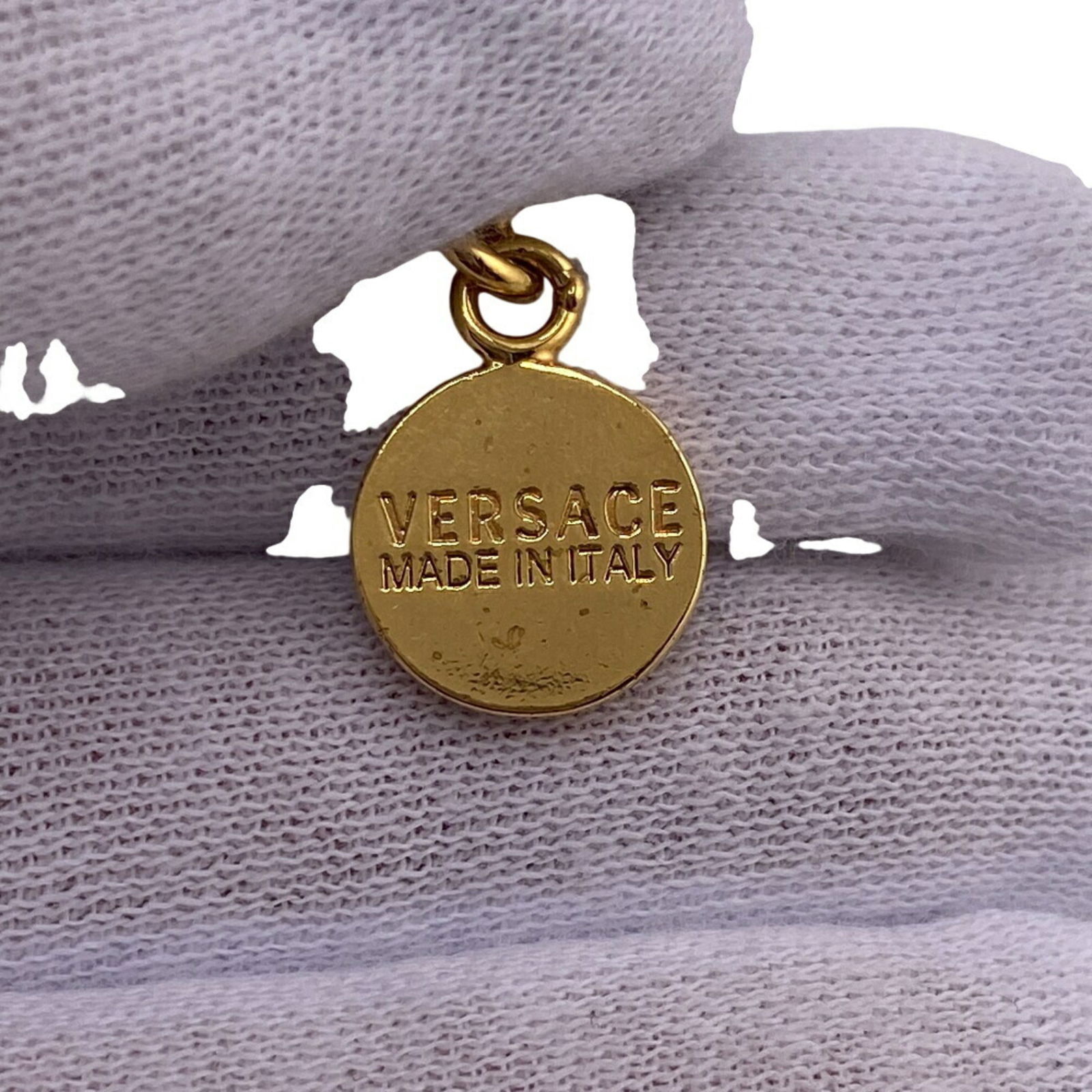 Brass Versace Charm Bracelet - 12