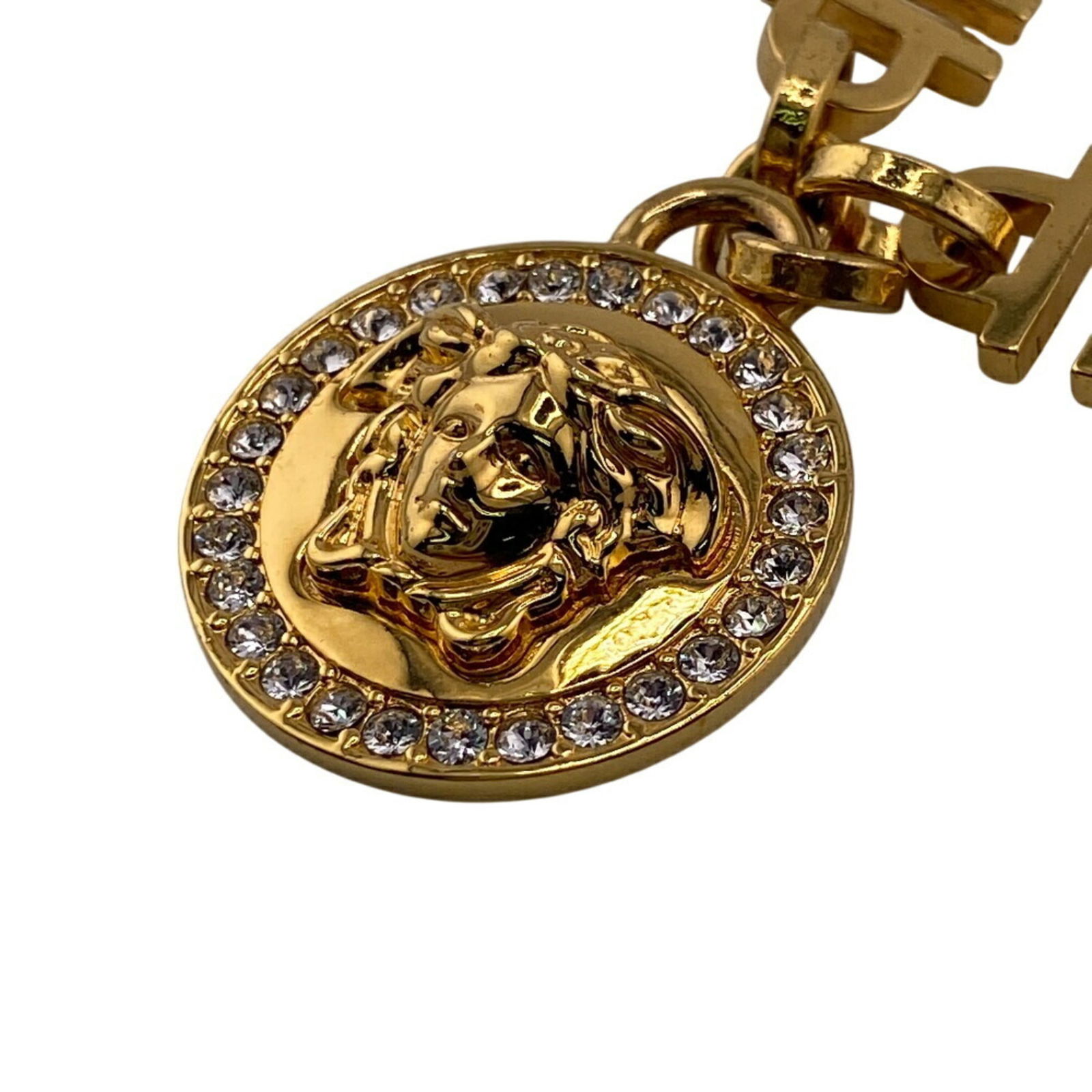 Brass Versace Charm Bracelet - 4