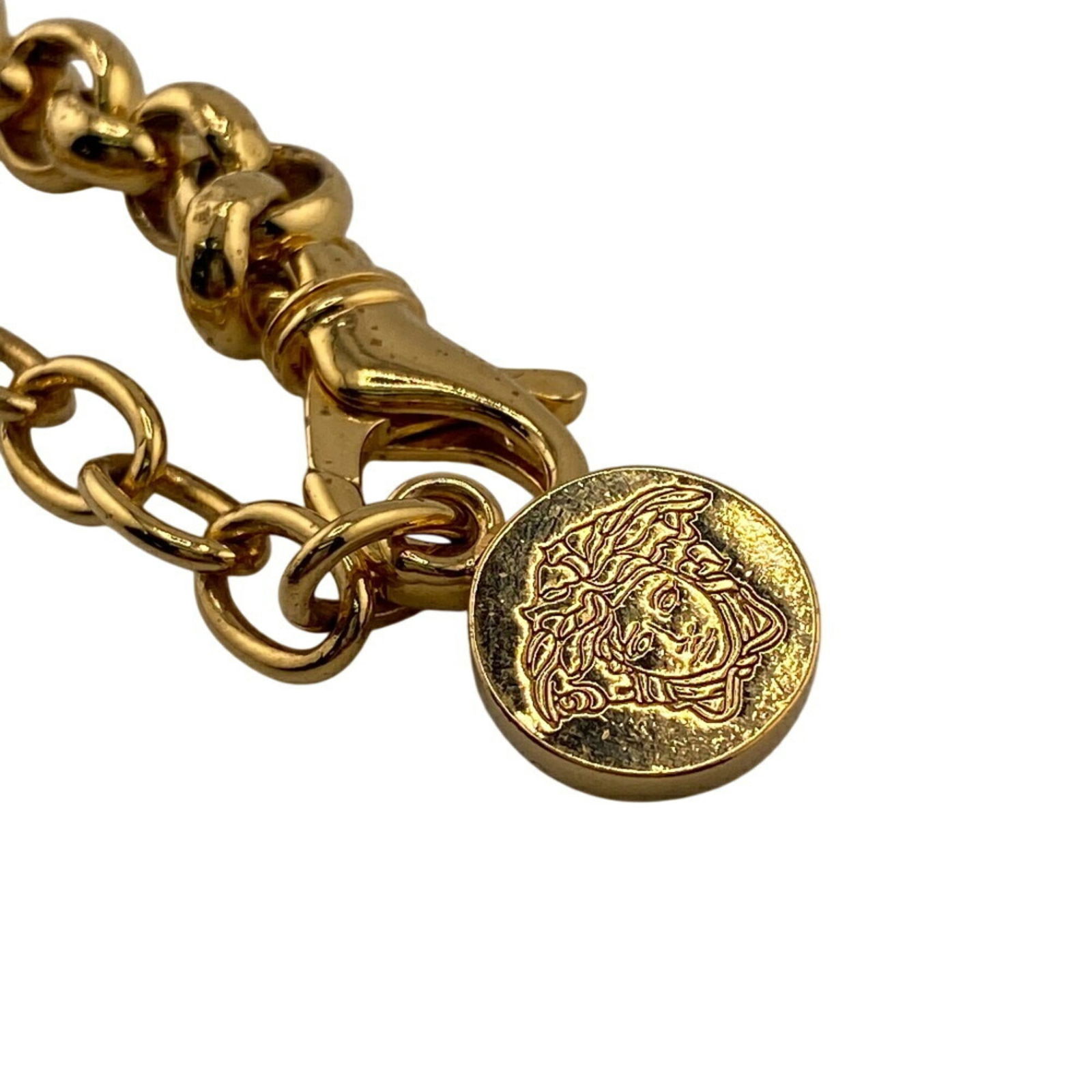 Brass Versace Charm Bracelet - 5